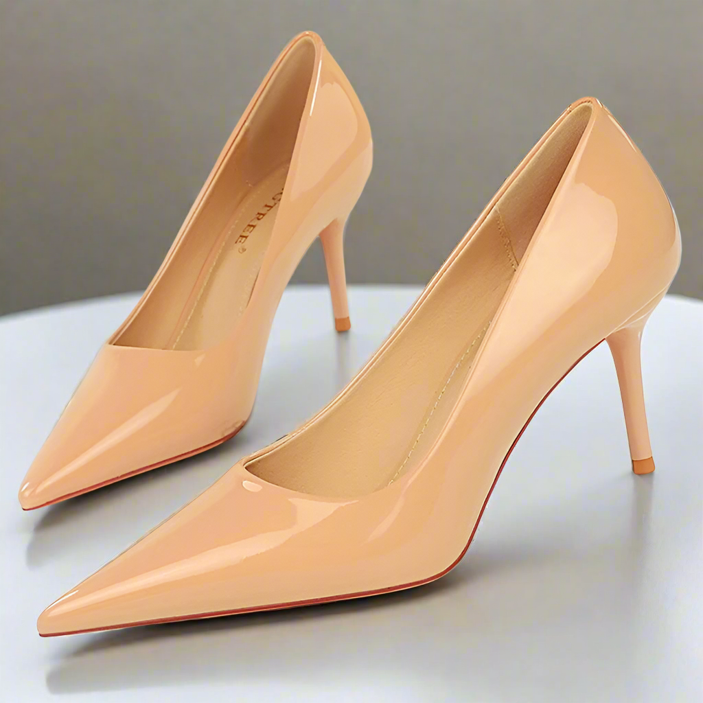 Patent Leather Women Pumps