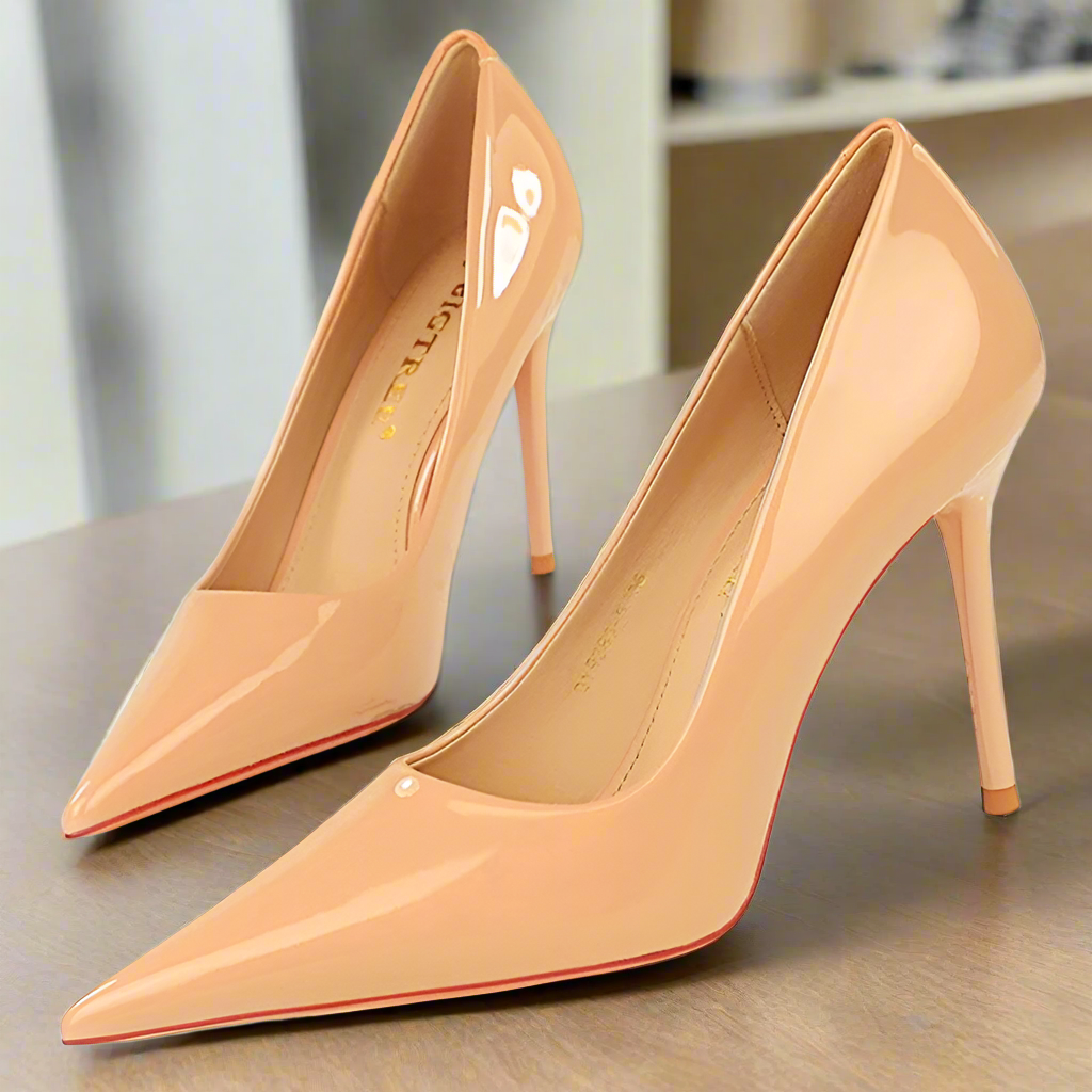 Patent Leather Women Pumps