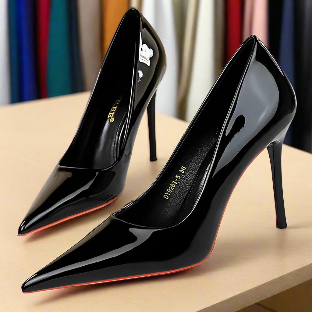 Patent Leather Women Pumps