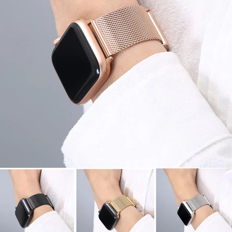 Metal Mesh Apple Watch Band