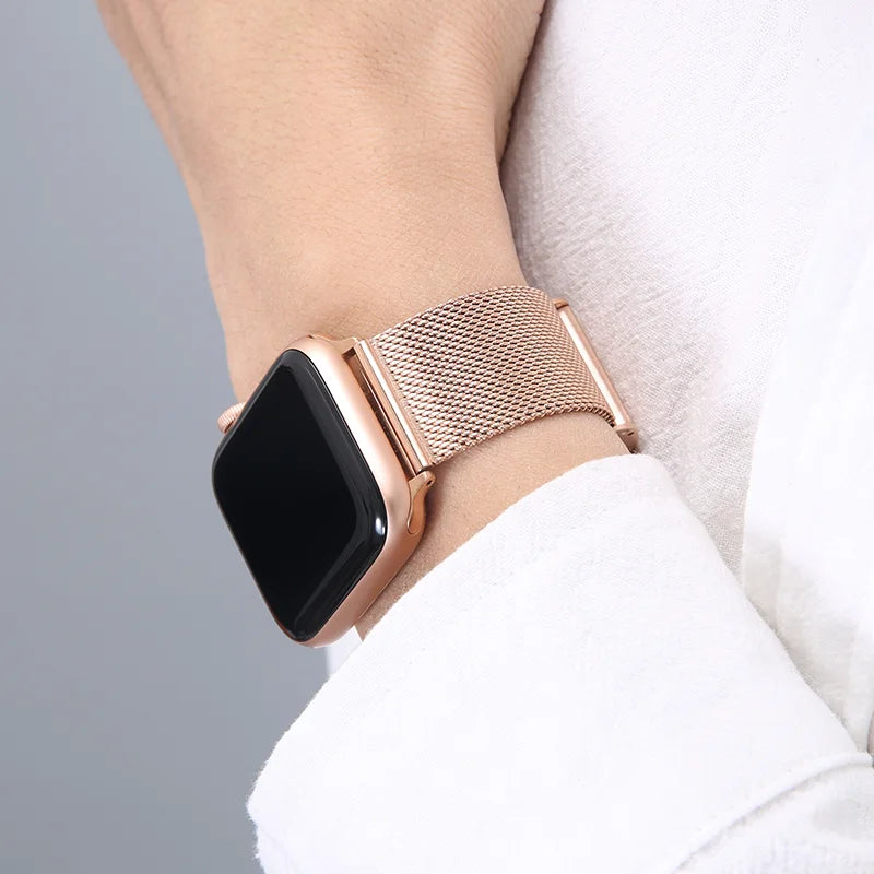 Metal Mesh Apple Watch Band