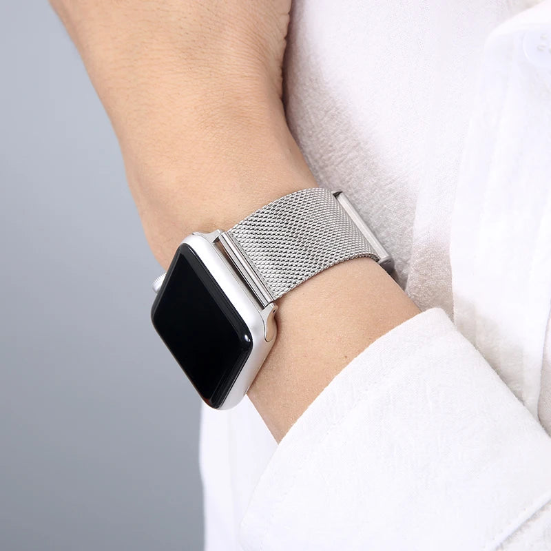 Metal Mesh Apple Watch Band