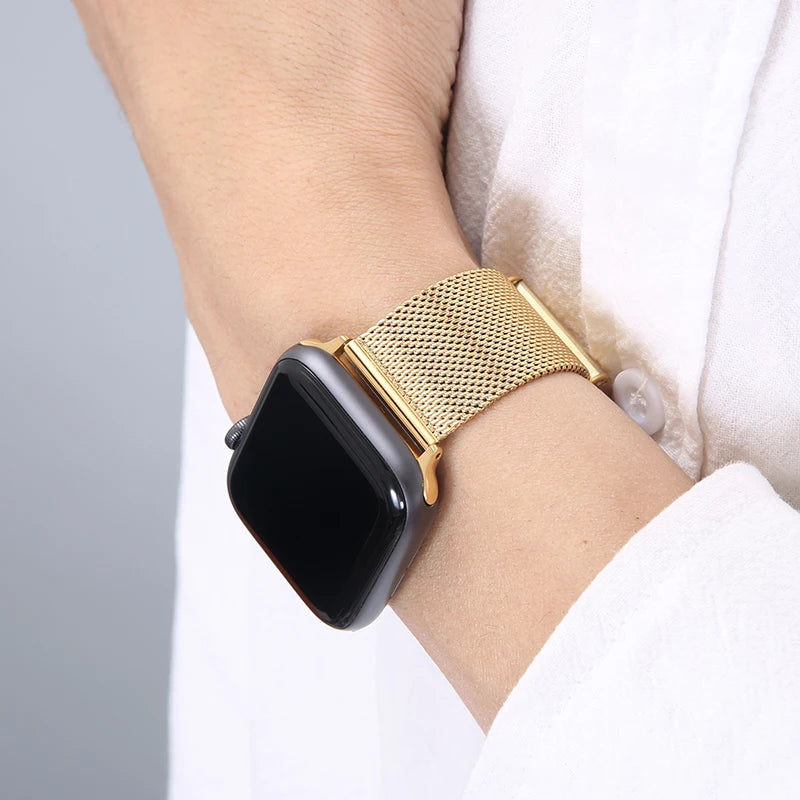 Metal Mesh Apple Watch Band